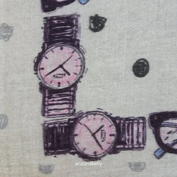 Cashmere & Silk Scarf- Shoes, Makeup, Watches, Glasses, Handbags Alberotanza - Picture 4 of 16